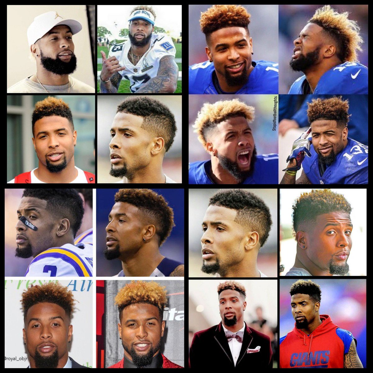 blackitalian9x6's tweet photo. 💪Odell Beckham Jr 🏈~FINE AS FUK ...now if he'd chill out on the tattoos & bright noodle-length hair we could focus on his fineass face again like back in his college fade days, jus sayin lol. #odellbeckhamjr #odell #obj #OdellBeckhamJr #OdellBeckham #FAF #FineAsFuk #Footballer https://t.co/iVGq0hCKnV