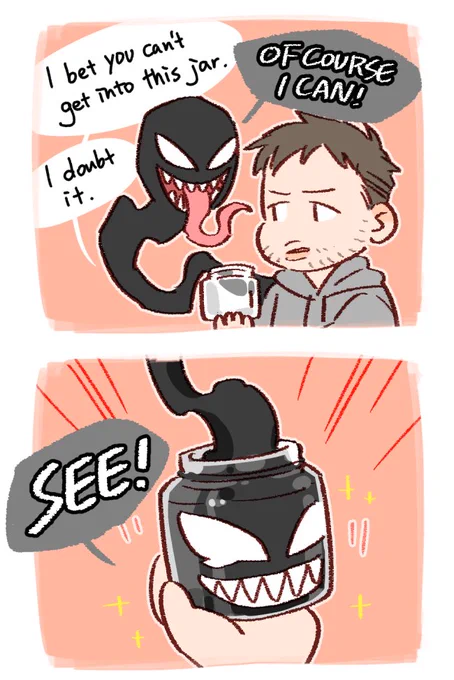 #venom No trash food day?✨ 