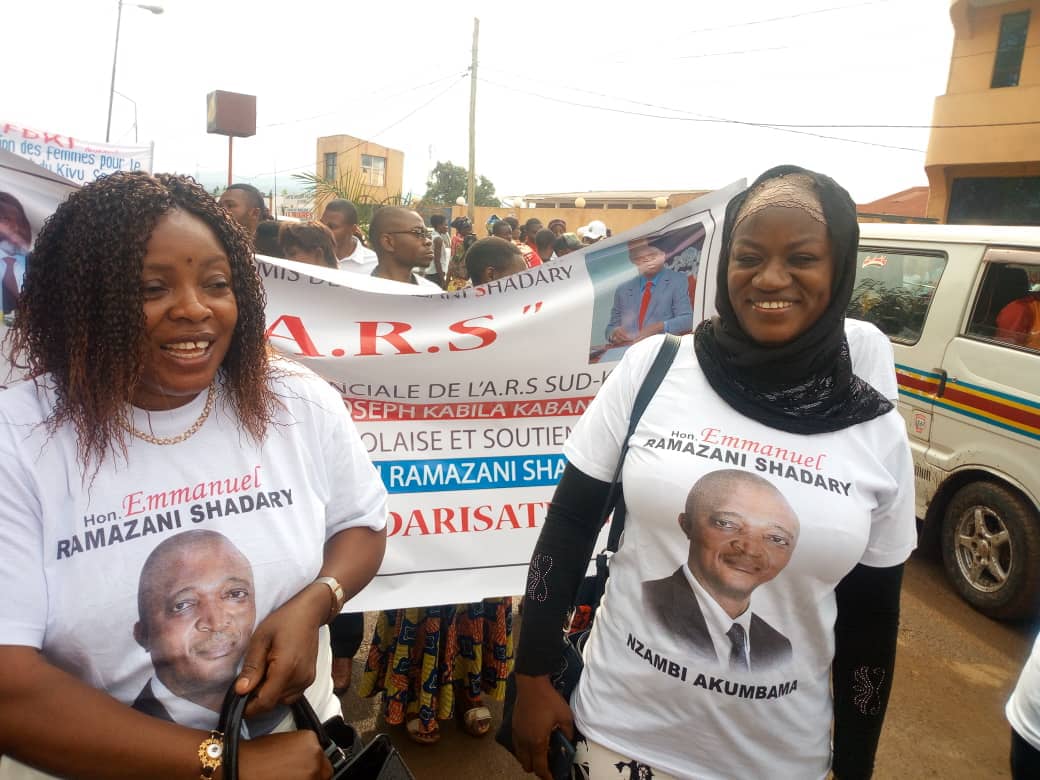 LShadary's tweet photo. #La marche de soutien #l'honorable Emmanuel #ramazani #shadary ARS #SudKivufrappe encore 💪 https://t.co/c6ZvdceN7L