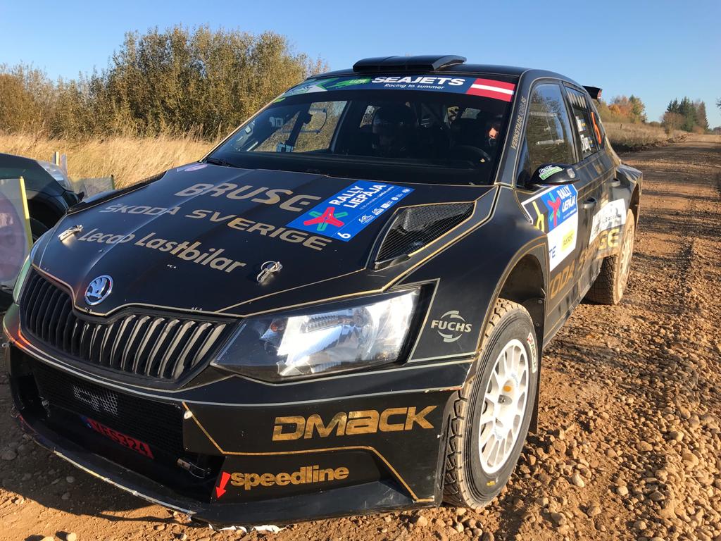 Fabian Kreim and Chris Ingram are in, but the quickest through so far is still Fredrik Åhlin! 
#RallyLiepāja #FIAERC #GotTalentProveIt