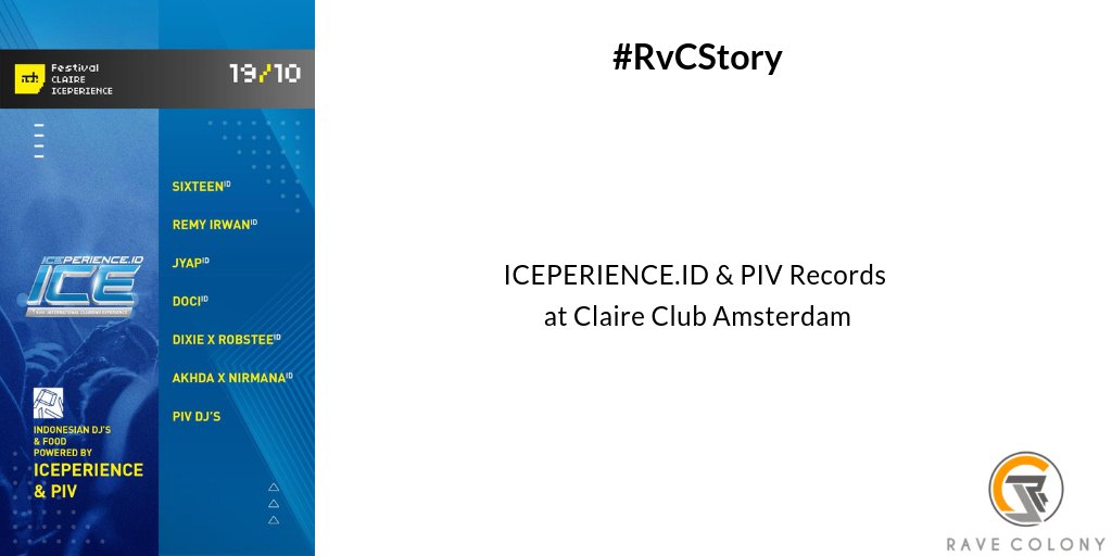 #RvCStory Indonesia DJ's and Food Powered by bit.ly/2ElceAD and PIV Records at Claire Club Amsterdam.

Read more bit.ly/ICEPERIENCExPI…

#dj #ADE2018