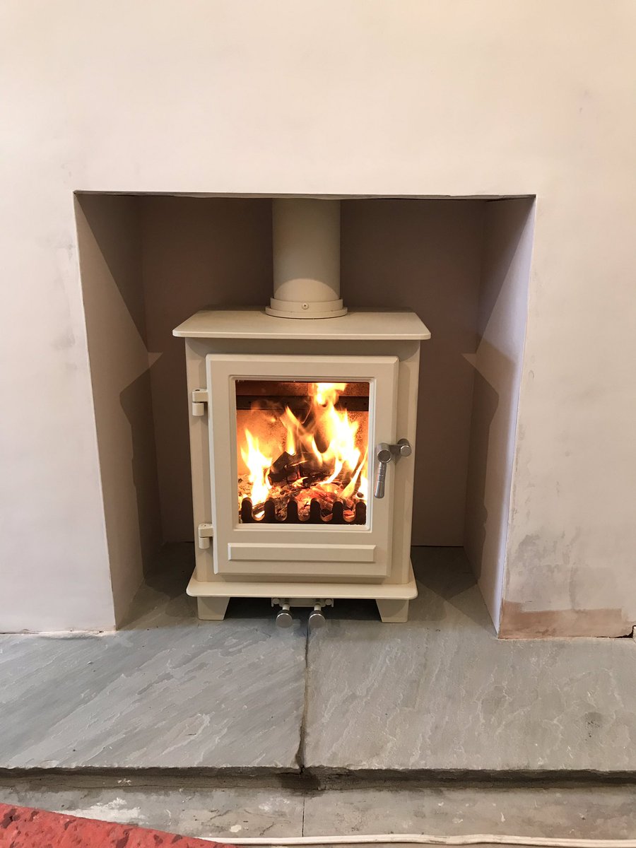 StoveRoom's tweet photo. Clock #multifeul #stove fitted in #penarth #TheStoveroomCardiff https://t.co/fJMLjYXfZo