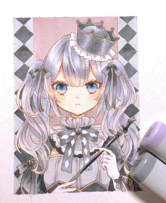 #コピックツインズ企画
ギリギリになってしまいましたが参加失礼します…!
チェスがモチーフです( ¨̮ ) 
