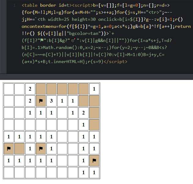 MaximeEuziere's tweet photo. #codegolfctober day 14:
My first codegolf project, made with @subzey back in 2013,
rebooted with more ES6 and less IE hacks: 486 bytes!
I'm sure we can enhance it.
Demo: https://t.co/tIzxsVp4Ry
Commented source code: https://t.co/zz15sVxxYm https://t.co/cA8M0pyEeY