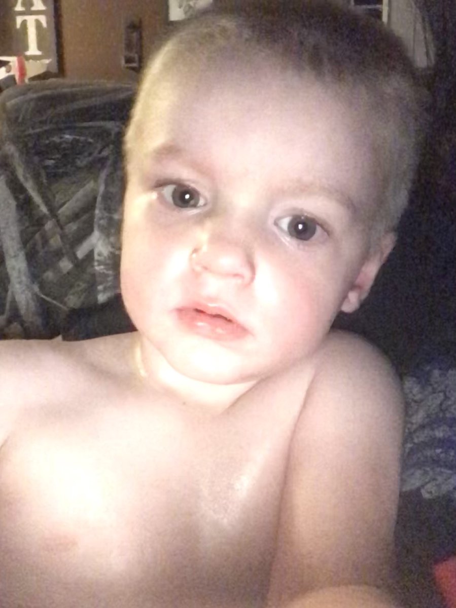 destmillion94's tweet photo. Up at 2:30am with this little boy, poor baby is sick and miserable. 🤢🤧 https://t.co/1m2EDK0ZUh