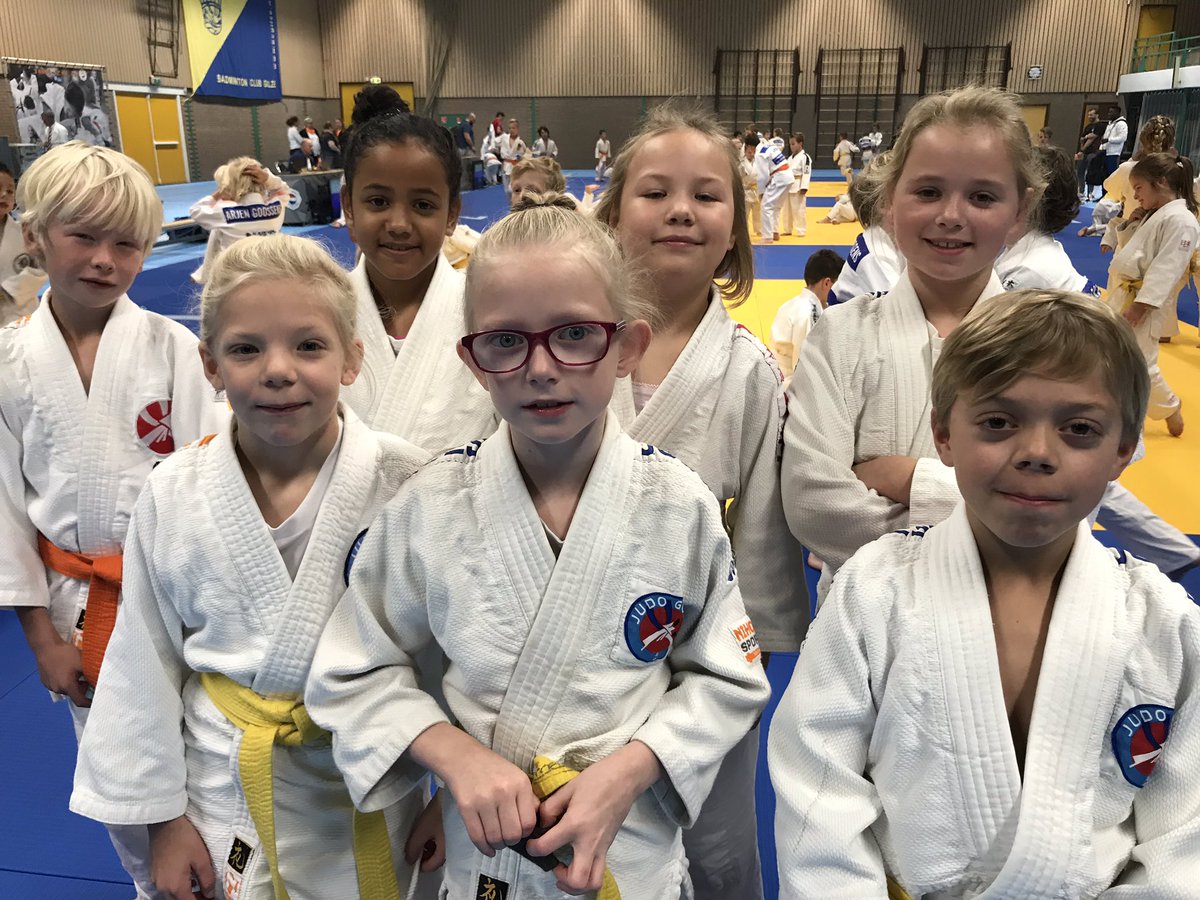 De ochtendploeg van <a href="/JudoGoes/">JudoGoes</a> in Gilze Rijen voor hun DK wedstrijden.