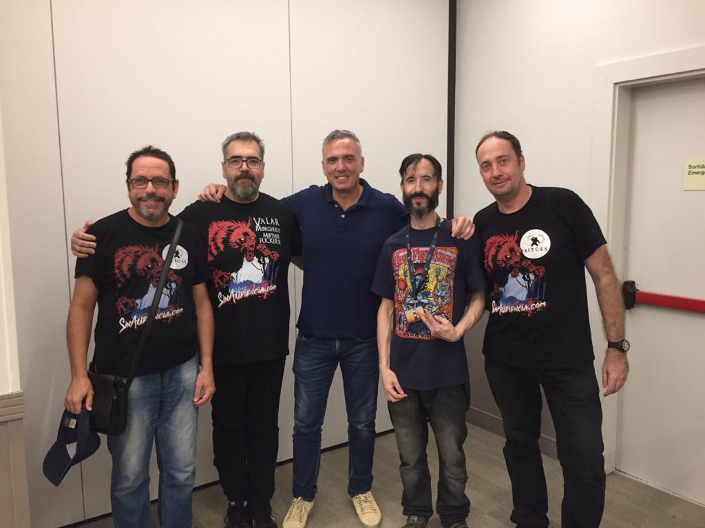 Felices de haber hecho programa en directo desde <a href="/sitgesfestival/">Sitges Film Festival</a> por 4° año consecutivo, y además poder saludar a gente que son el alma de este Festival como @mikehostench ¡Gracias por todo! #podcast #radio