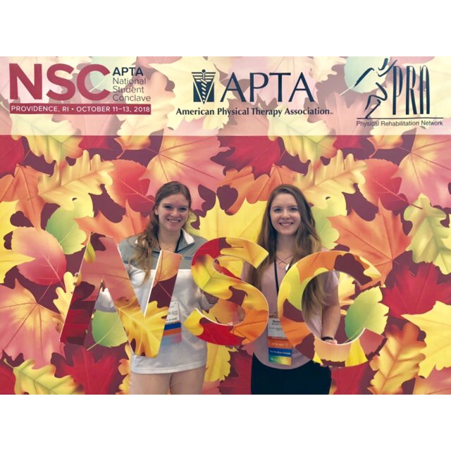RachelHannahSi1's tweet photo. I had such a blast at the Physical Therapy National Student Conclave! It was an awesome experience, I learned a lot, and had great opportunities to network and meet others! Thank you for this fantastic opportunity @APTAnsc @APTASA #nsc2018 https://t.co/eg2JuyxMuA