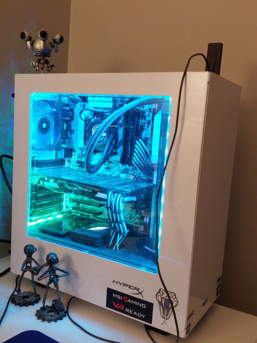 mitten63's tweet photo. One benefit of a gaming PC that most people don't realize before building one: they double as a decent space heater! #pcgaming #gaming #gettingcooler @OfficialPCMR @msiUSA @NZXT https://t.co/UnzO47IsNo