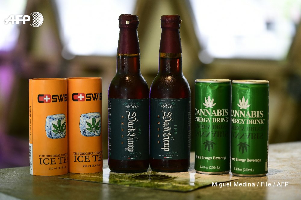 AFP's tweet image. The world&apos;s major alcohol producers can no longer ignore the pot resurgence, as young consumers may increasingly swap beer and cocktails for joints and cannabis-infused drinks u.afp.com/oRhK