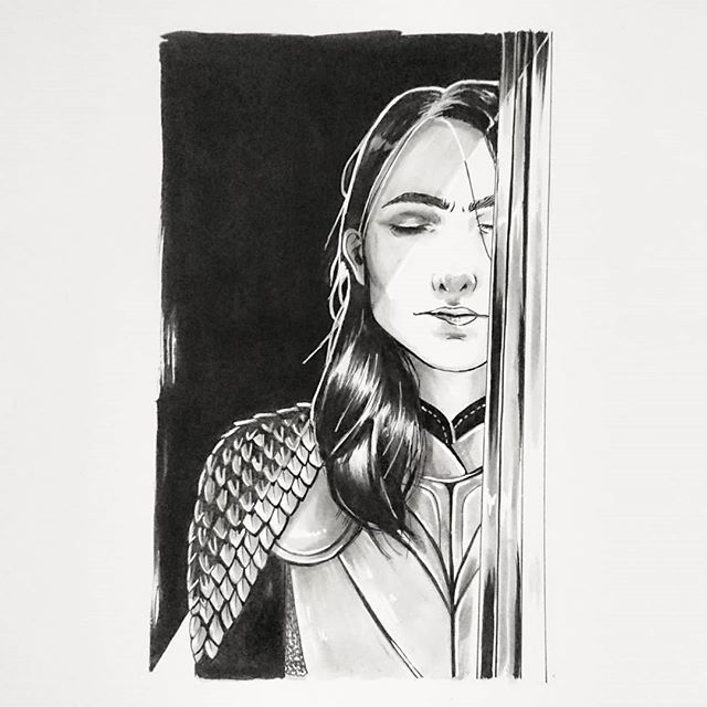 peacedestroyer7's tweet photo. Fairly literal interpretation of the prompt this time: guarding someone else and/or guarding yourself.
🎃
#inktober #inktober2018 #inktoberday12 #guarded #inkillustration #illustration #artistoninstagram #art_overnight #brushmarker #brushpen #art #ske… https://t.co/3sMhqr9amA https://t.co/ybxY62qBD0