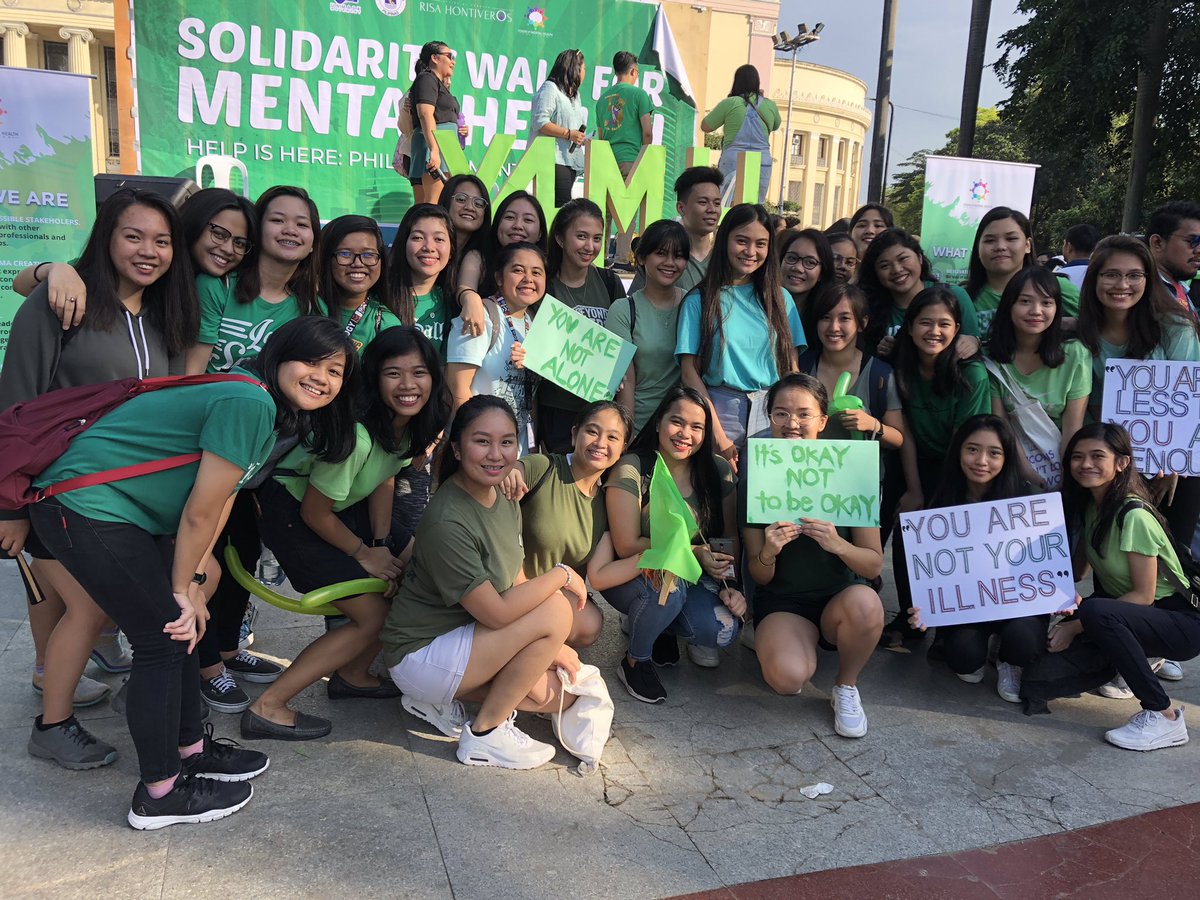 _cessj's tweet image. solidarity walk. next year ulit! 💚

#MoveForMH #Y4MH #HelpIsHere
#PsychologicalAssociationofthePhilippines