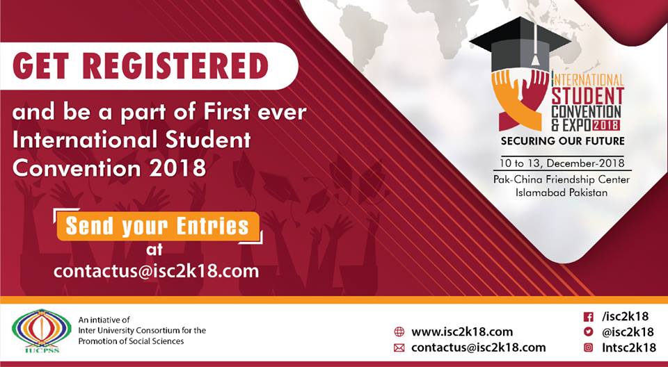 ISC2k18's tweet photo. Click the below link to register yourself for first ever International Student Convention and Expo 2018.
https://t.co/MgF8rKK0lQ
#isc2k18 https://t.co/aXuBVOe6vY