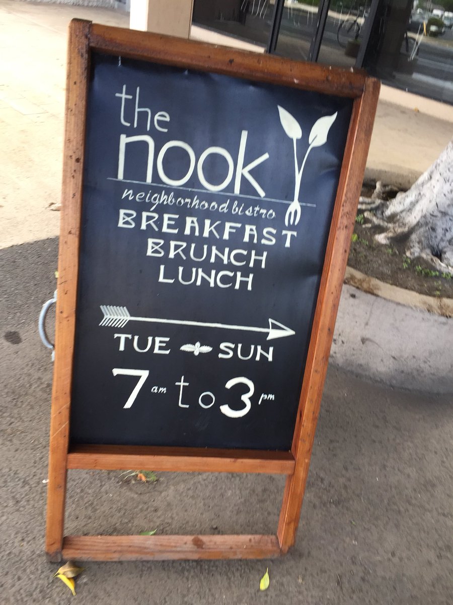 uk_aloha's tweet photo. 大好きなお店💛
the nook neighborhood bistro
#Hawaii #hawaii #ハワイ #オアフ島 #Honolulu #honolulu #ホノルル #ハワイ好き ＃ハワイグルメ https://t.co/PPUxUB4Bsv