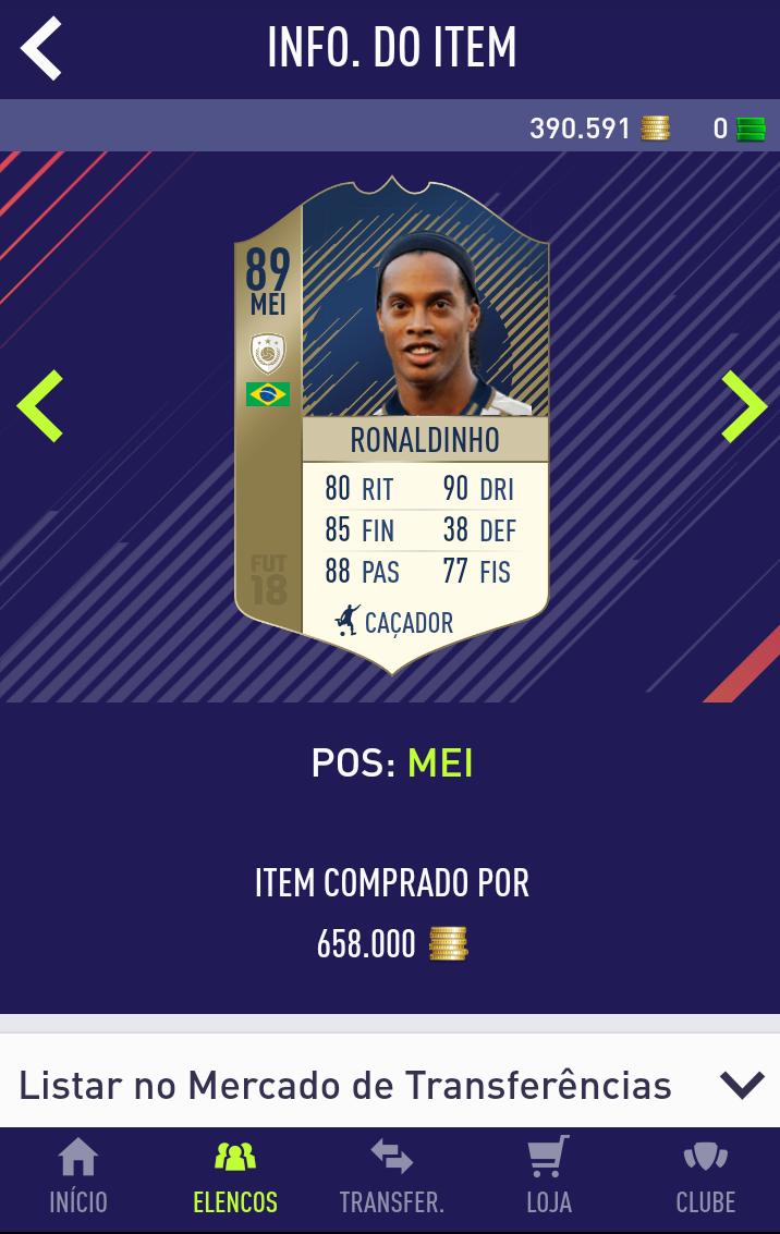 chegou o dentuço pilantra, mais de 650 mil coins pagas no bruxo. #fifa18 #ut