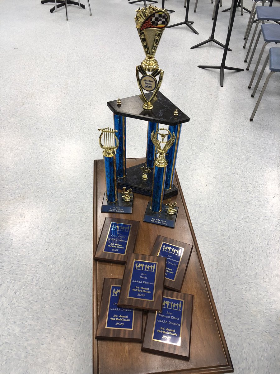 RobinsonBands's tweet photo. Congrats on another bevy of trophies for the Marching Rams. GRAND CHAMPIONS of the Hylton Hot Rod Classic!!!  Nice to see all those hours of hard work paying off. Thanks for all you to for each other and JWR
#withpride https://t.co/MR1hQPhBEm