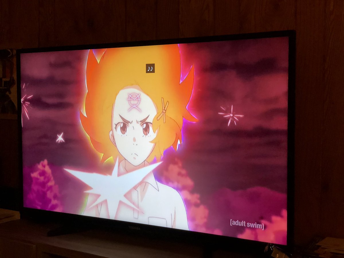 ptrck_rgrs's tweet image. SHE’S OVER 10,000!!!!!! #flcl #flcl3 #flcl3livetweet #DragonBall #supersaian