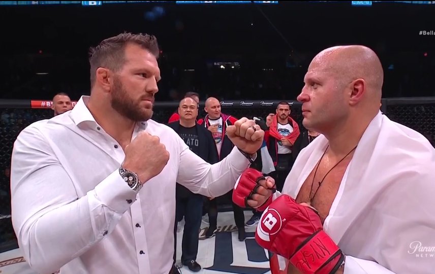 jedigoodman's tweet photo. Bader vs. Fedor
#Bellator https://t.co/7uyRqZgQ1P