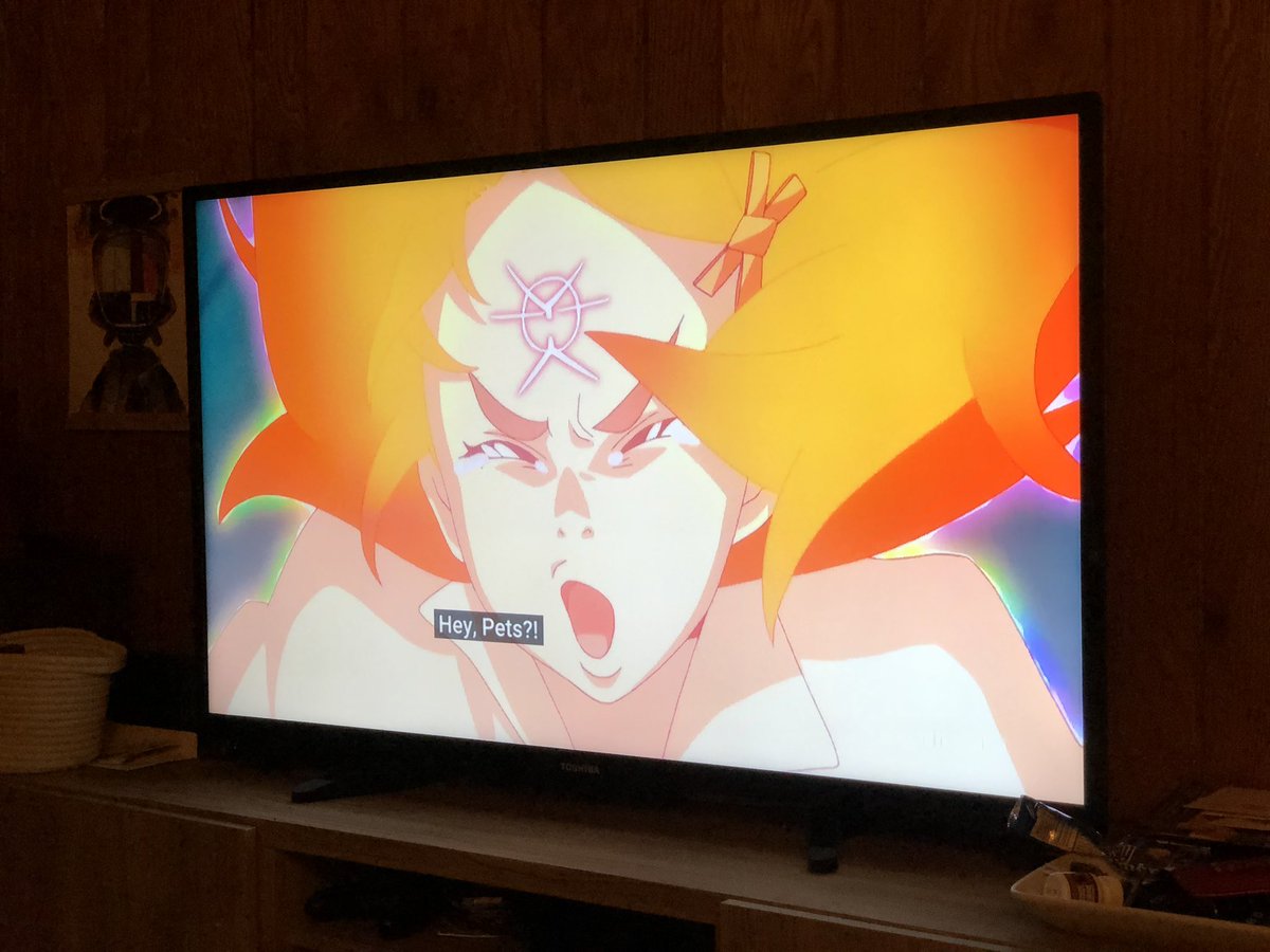 ptrck_rgrs's tweet image. Super Saiyan Kana!!!! #flcl #flcl3 #flcl3livetweet #dragonball #supersaiyan