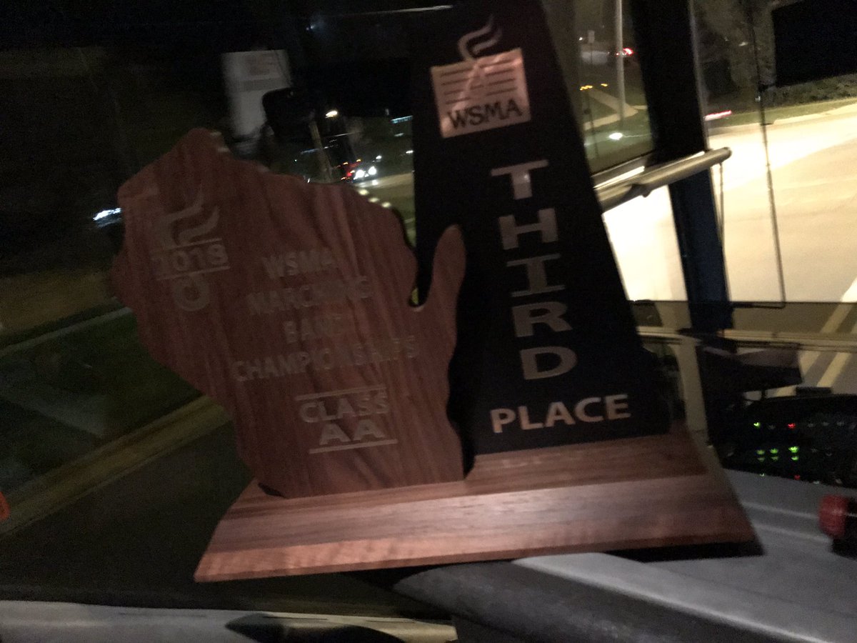 SPMusicDept's tweet photo. Update from UWW- We took 3rd in AA competition with a 77.3875! What a great season! #thelighthouse #spmb2018 https://t.co/1bqX7iiATx