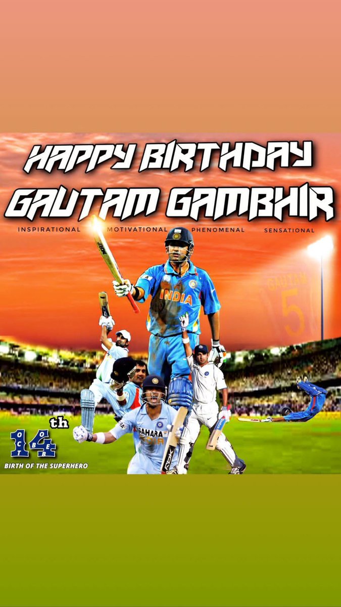 JithendraSai6's tweet photo. Wishing a Happy Birthday to ultra legend @GautamGambhir Sir. Missile of finals #T202007 #ICC2011. Still a hope that you deserve a place in #TEAMINDIA #HappyBirthdayGautamGambhir https://t.co/QGX0zlLcMV