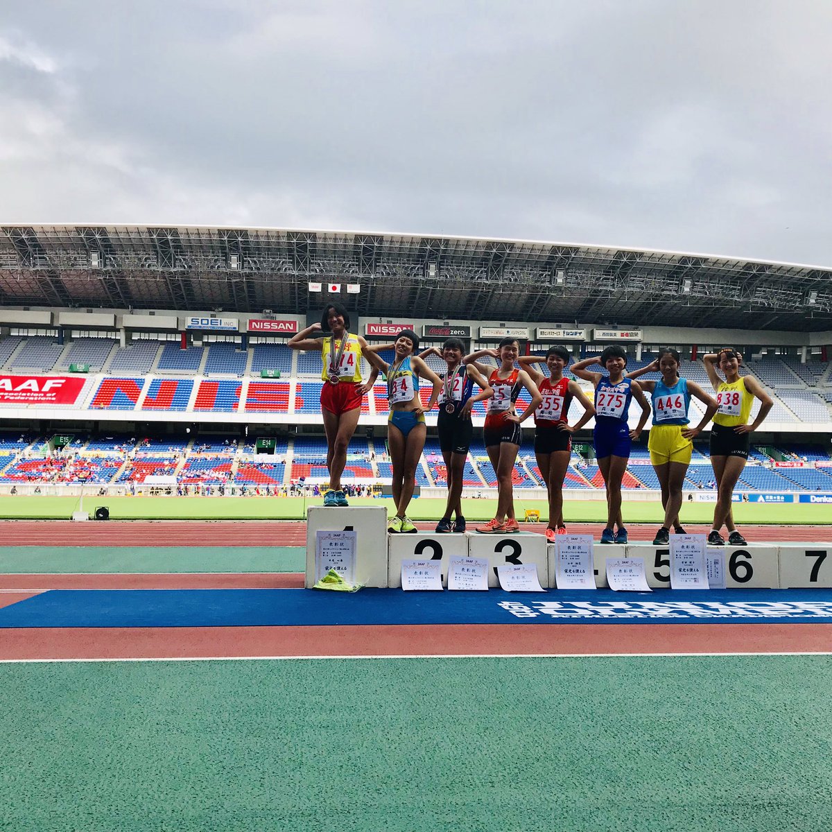 ジュニオリ】 ◇女子B 走幅跳 決勝 🥇中尾心春（平野中2年 兵庫）5m55