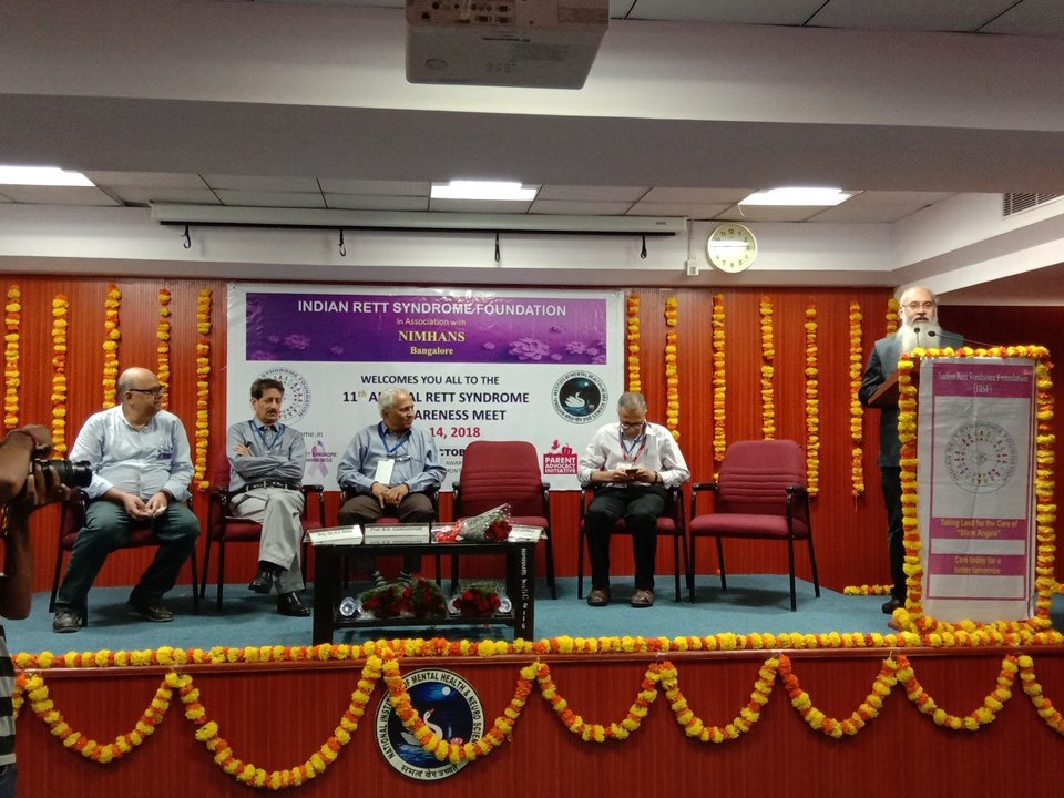 Prasannashirol's tweet photo. Inaguration #NIMHANS observing 11th annual #Rettsyndrome #Awareness Meet @ #bengaluru by #IRSF Indian Rett syndrome Foundation. #ORDI #globalgene #rarediseases #ORDIndia https://t.co/A22ZDgBObs