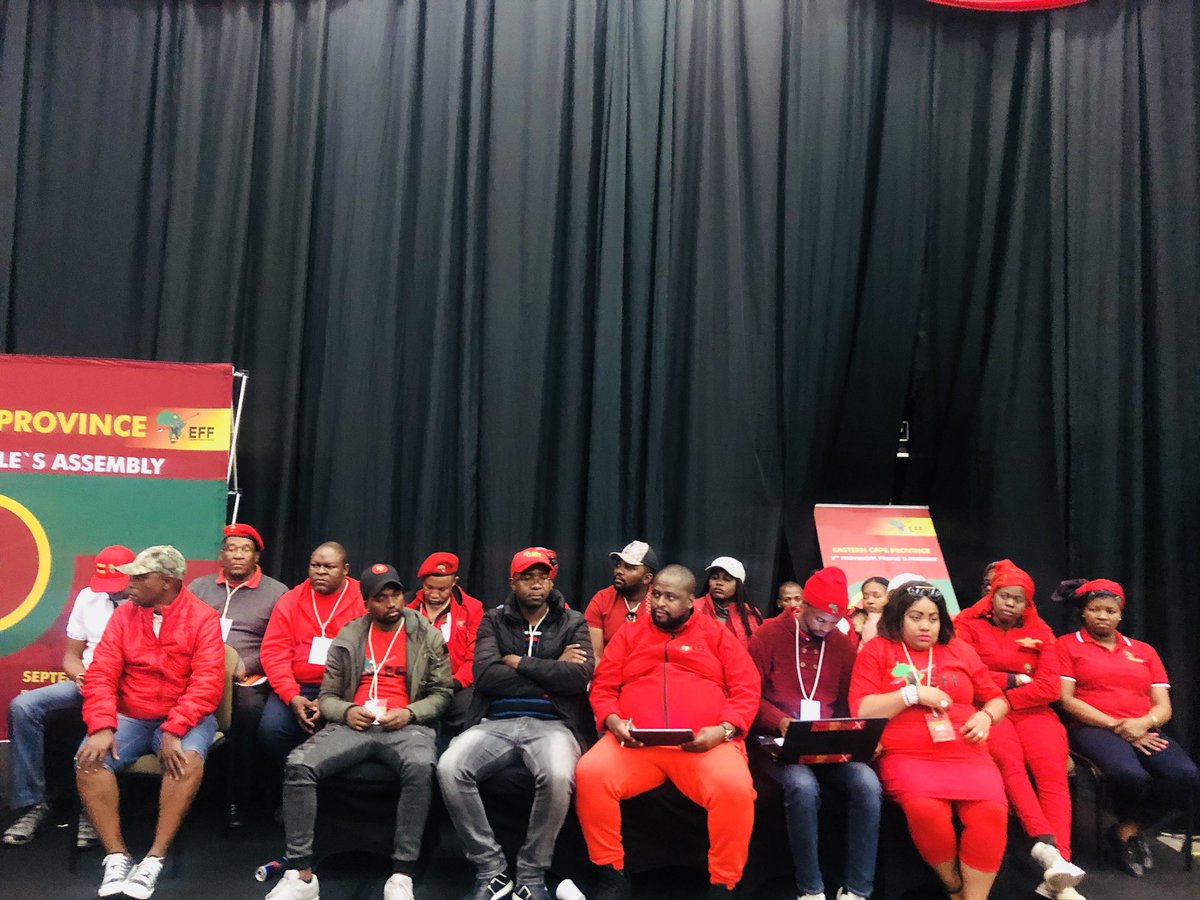 EFFSouthAfrica's tweet photo. Newly Elected Provincial Command Team of the Eastern Cape Province. https://t.co/mwNaS263wT
