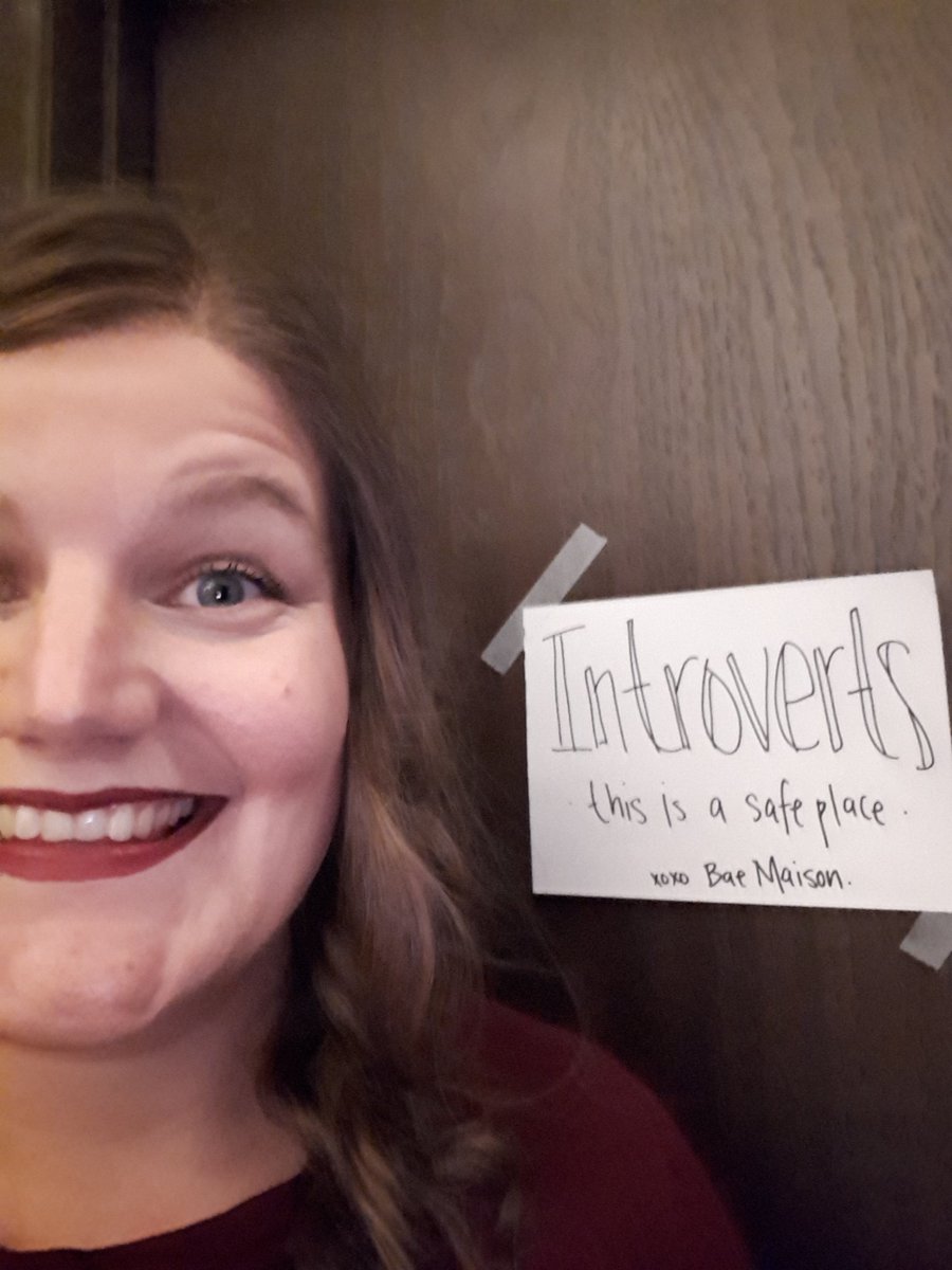 mrstye37's tweet image. Went to a party with an introvert room where people could take breaks when needed. I was thrilled! Clearly, adults need supports, too. @tweetsomemoore