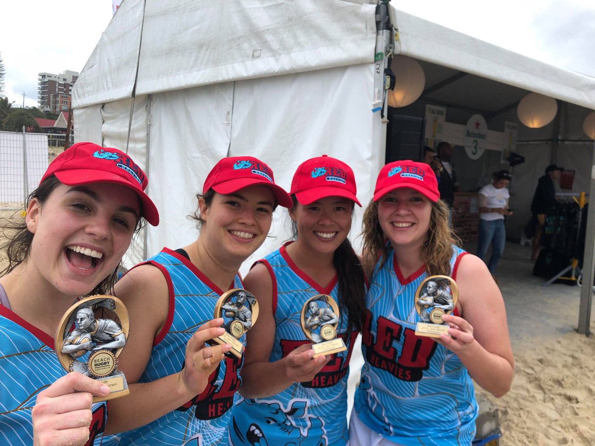 IconzSportswear's tweet photo. Congrats to the #redheavies girls who came away with some silverwear at the @beachrugbyaustralia 7s at Kirra on the the Gold Coast
Thank you to @samuraisportswear for getting this custom kit delivered on time in under 3weeks and on point with design
#samuraifamily #Sportswear https://t.co/hdnbYLjrHW