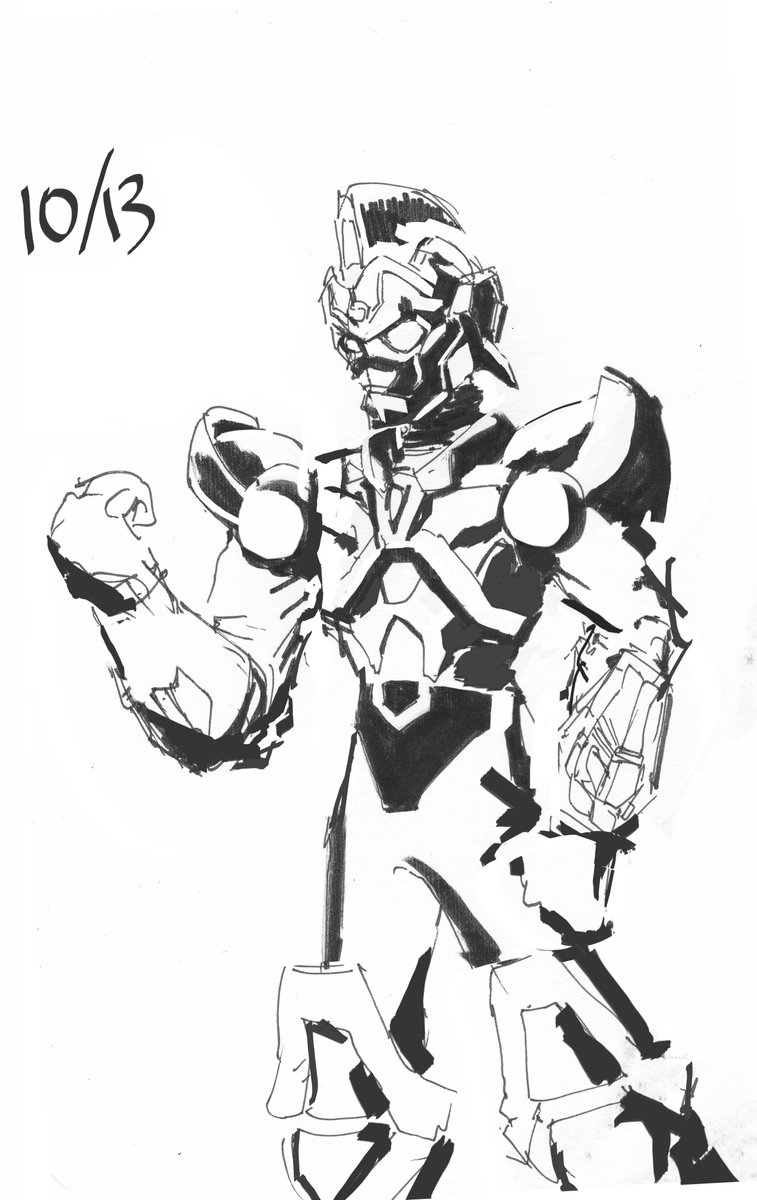 #inktober 13: Gridman 