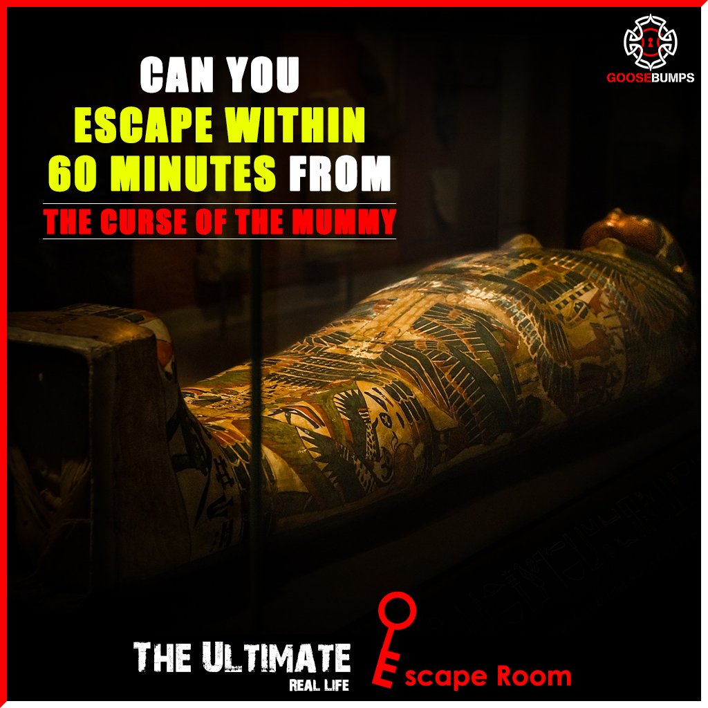 Goosebumps_IND's tweet photo. The mummy is waiting for you?
Are you ready to take the challenge?
Book now - https://t.co/CWVuv6uflz https://t.co/SVsJrlwLey