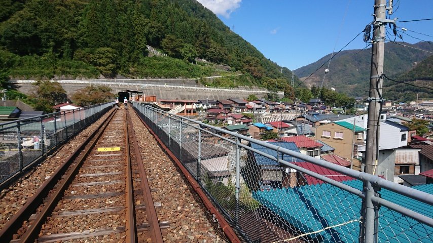 廃 線 レール 自転車