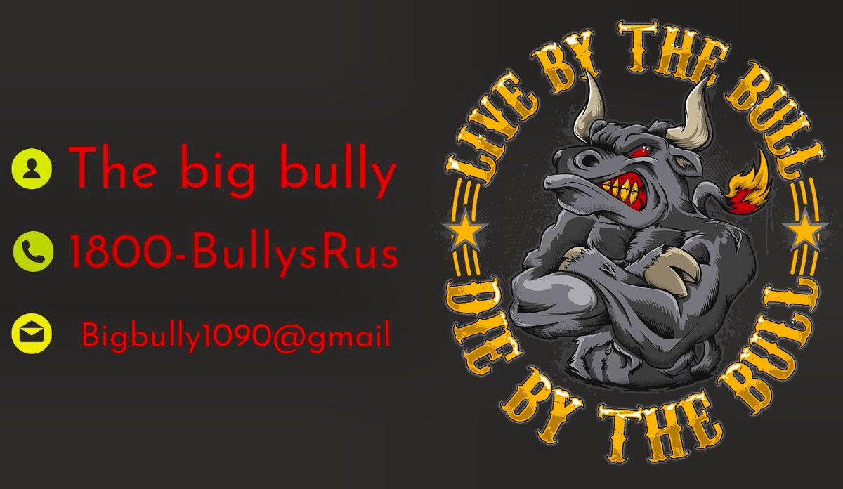 MelodikMk's tweet photo. If your pussy vulnerable scared or you just plain ass call us now business cards are ready bullys R Us my staff is ready to help https://t.co/MztALBypHj