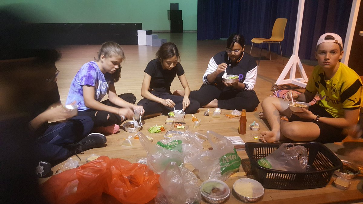 ECiMDrama's tweet photo. Marsh in yr13 (who plays Claudio &amp; is planning on going into hospitality) catered our rehearsal today. We are big fans! #MuchAdoatECiM https://t.co/1qPC39ltfp