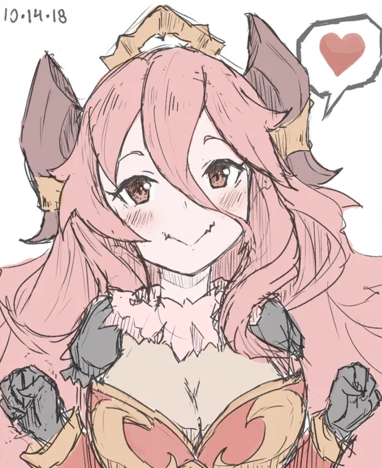 "It seems that I mostly draw Granblue Fantasy. Let's change it up."

>Draws Dragalia Lost 