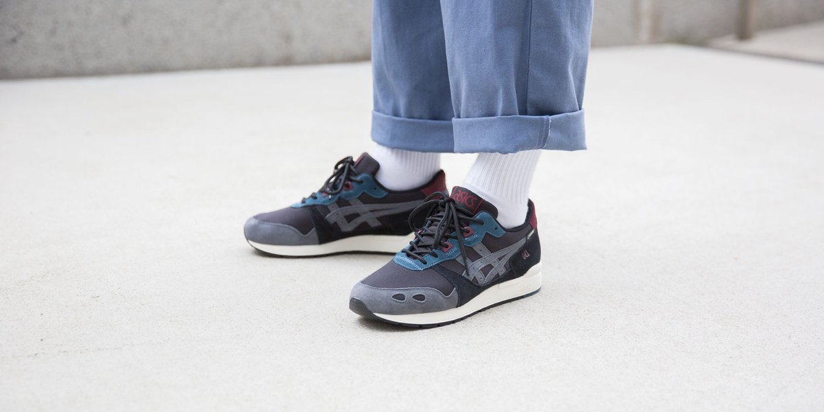asics gel lyte black dark grey