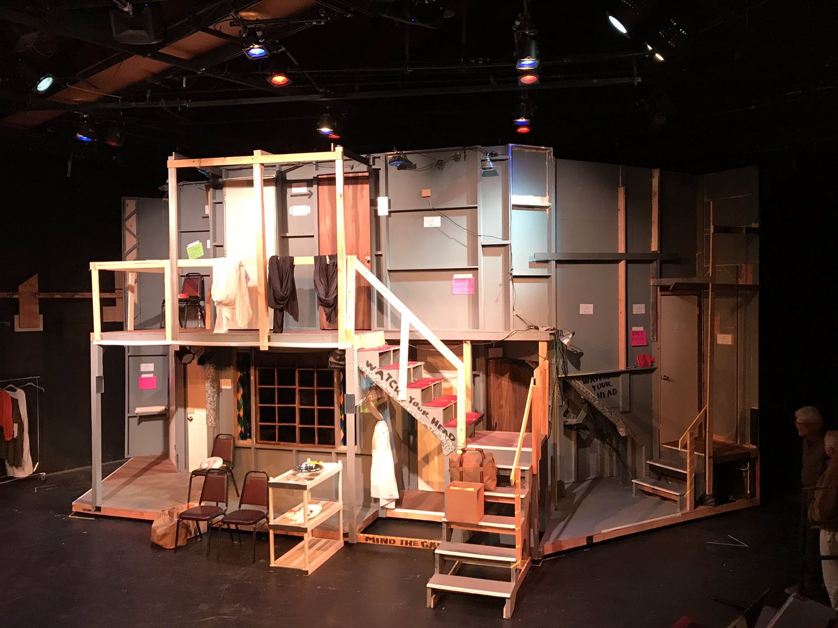 PatrickHastin's tweet photo. Coming to support our local theater @HillbarnTheatre. Don’t ever underestimate the small production period. @RossNeuenfeldt was a soul of the whole show. Audiences adore &amp; sympathize him. Unfortunately @davidblackburn_ ‘s character resembling Mr. John Cleese too much. https://t.co/pHuZrnmsc0