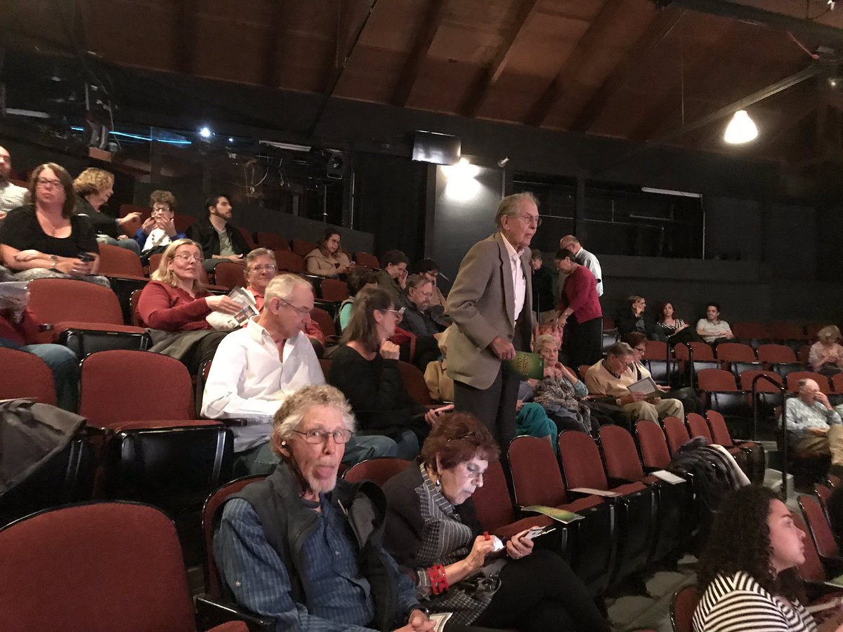 PatrickHastin's tweet photo. Coming to support our local theater @HillbarnTheatre. Don’t ever underestimate the small production period. @RossNeuenfeldt was a soul of the whole show. Audiences adore &amp; sympathize him. Unfortunately @davidblackburn_ ‘s character resembling Mr. John Cleese too much. https://t.co/pHuZrnmsc0