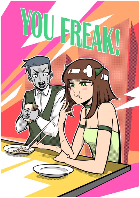 【創作】You Freak! 02 (中文) #YF #YouFreak #漫画 https://t.co/BgwSW381jV 