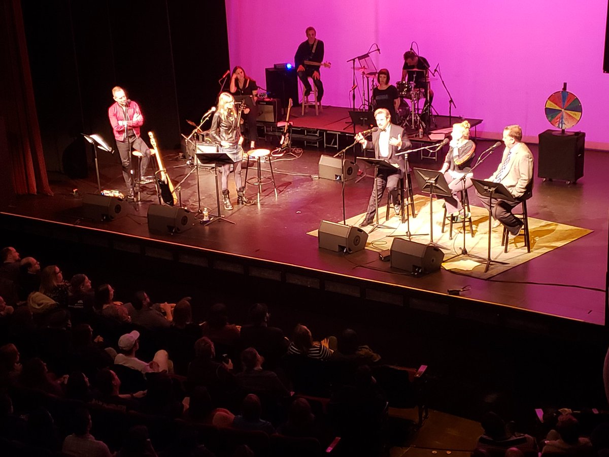 Spent the evening with a thousand people laughing WITH <a href="/johnmoe/">John Moe</a> <a href="/PFTompkins/">Paul F. Tompkins</a> <a href="/aimeemann/">Aimee Mann</a> <a href="/tedleo/">Continuity Ted Leo Account 🍉</a> <a href="/anamariecox/">Ana Marie Cox</a> about DEPRESSION <a href="/THWofD/">Hilarious World</a>'s #HilariousNight. Not AT. Mental illness is serious, but people coping know how to have a great time. Proud to be part of it with <a href="/calltomindnow/">Call to Mind</a>.