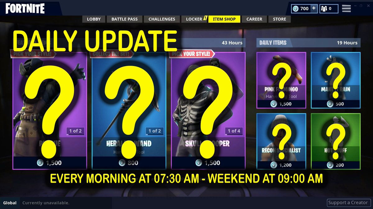 Fortnite S6 - Daily Update - News + Shop 14/10/2018 (EN) #Carver #CryptCruiser #Dailyitems #DailyUpdate #Featureditems #Fortnite #HighlandWarrior #Hollowhead #News #PumpkinPatchSet #Season6 #Shop #SkullRanger #SkullSickle #SkullSquadSet #SkullTrooper #Slo http://www.coppicas.com/en/2018/10/14/fortnite-s6-daily-update-news-shop-14-10-2018-en/ …