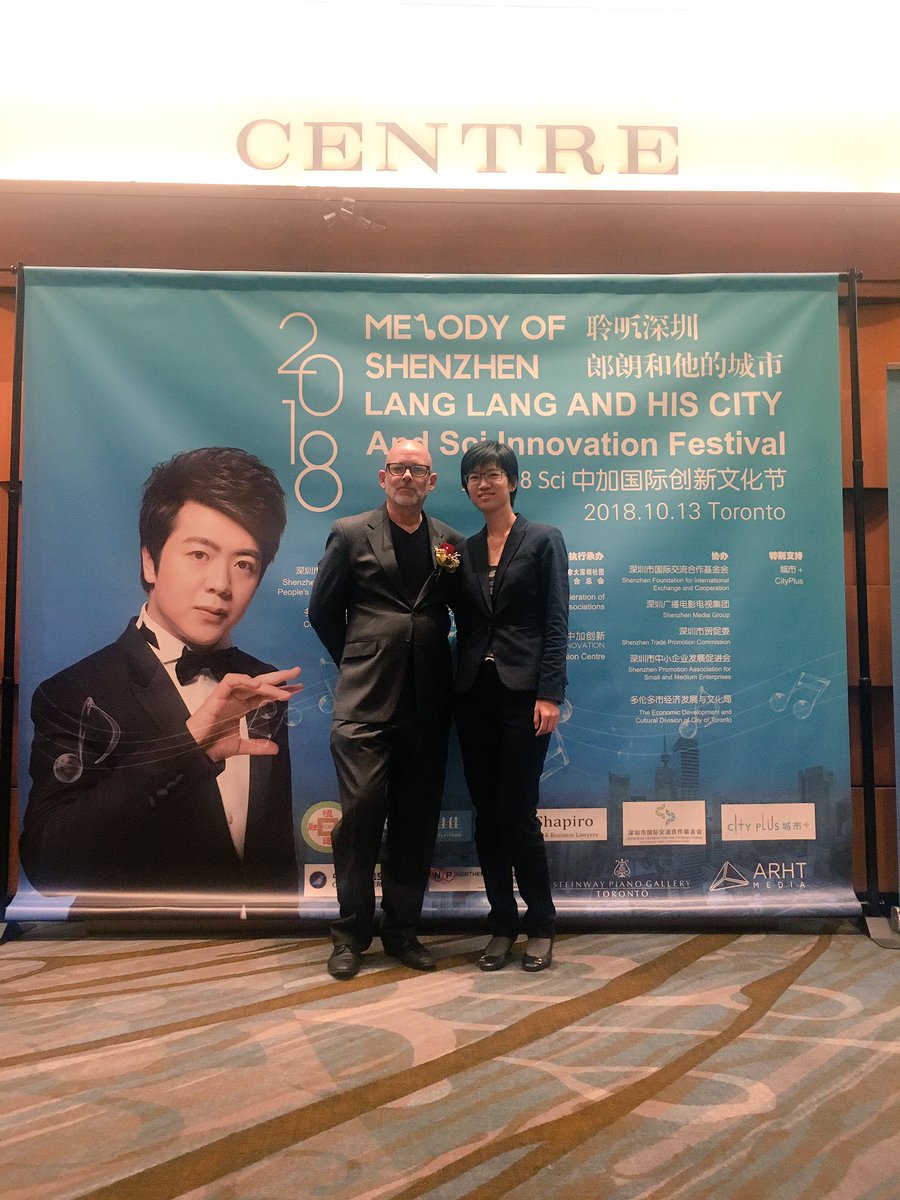 Marjorie330's tweet photo. #SciFestTO Finally we made it! With the presence of the ambassador of Shenzhen-Lang Lang, Mayor of Toronto John Tory and Deputy General Secretary of Shenzhen - Wang gang, the Sci Innovational Festival had become the most exciting event enhance relationship between the two cities. https://t.co/SOCvU0dBXQ