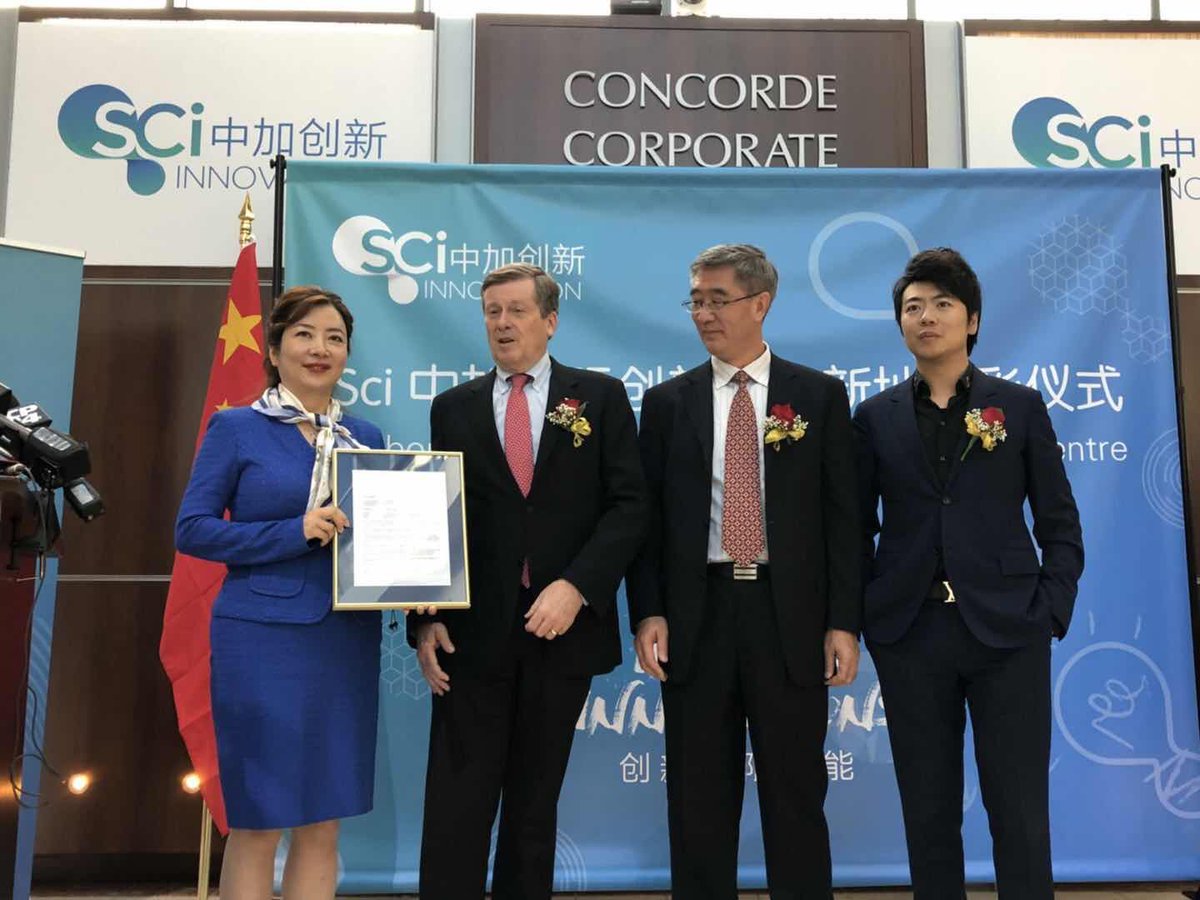 Marjorie330's tweet photo. #SciFestTO Finally we made it! With the presence of the ambassador of Shenzhen-Lang Lang, Mayor of Toronto John Tory and Deputy General Secretary of Shenzhen - Wang gang, the Sci Innovational Festival had become the most exciting event enhance relationship between the two cities. https://t.co/SOCvU0dBXQ