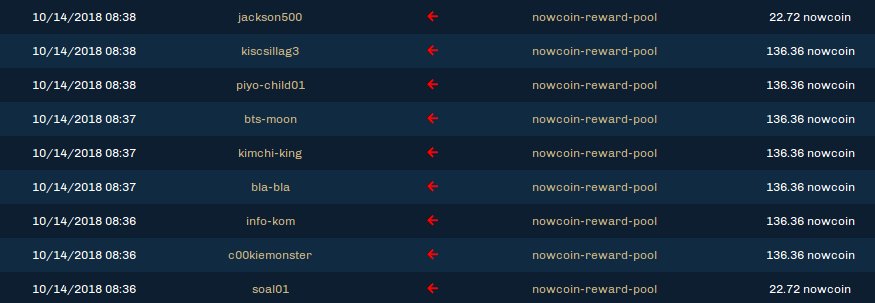 NowcoinGame's tweet photo. 1000 NowCoin reward distributed among the players of the Code Run game in the Whale Olympics. Thank you all for joining! https://t.co/QHTpR4Iq3Q