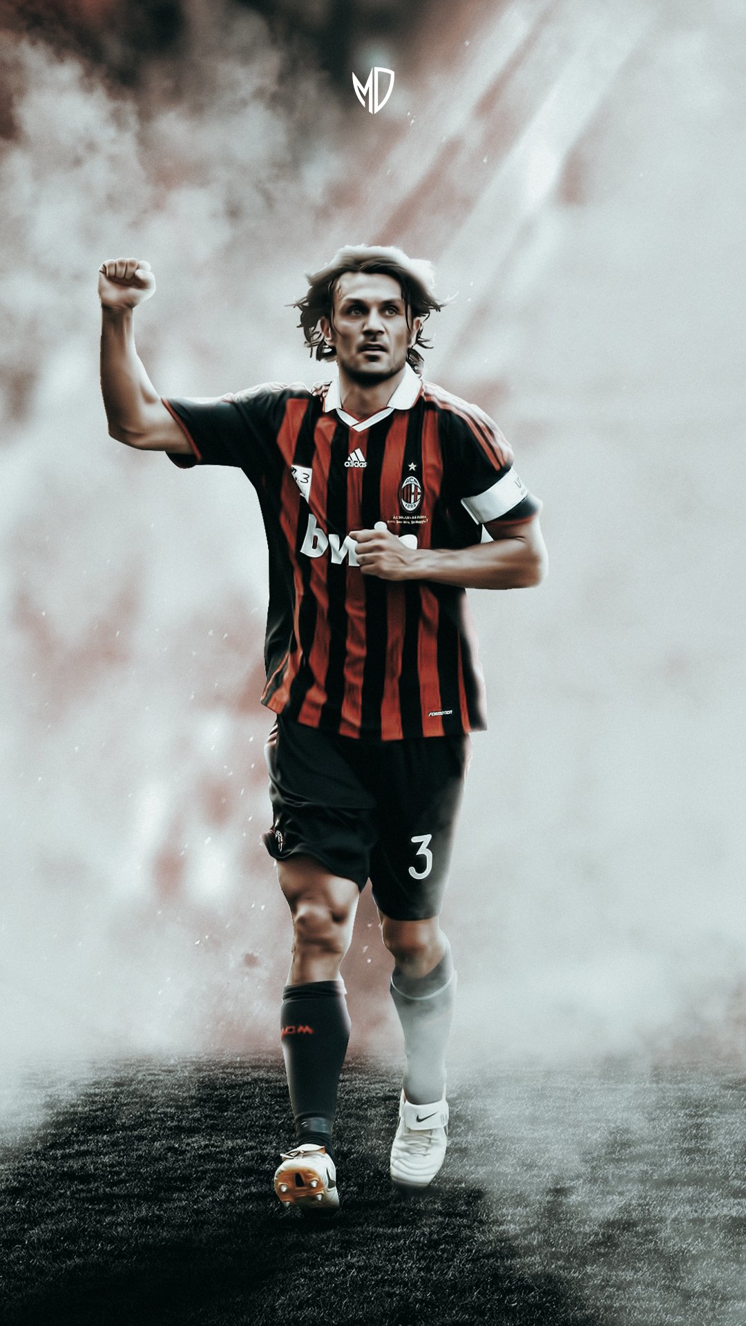 Milandigital On Twitter Capitano Paolo Maldini Mobile Wallpaper Forzamilan Acmilan