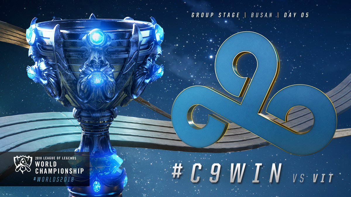 #C9WIN

<a href="/Cloud9/">Cloud9</a> win against @Team_Vitality and secure their spot in the #Worlds2018 Quarterfinals!