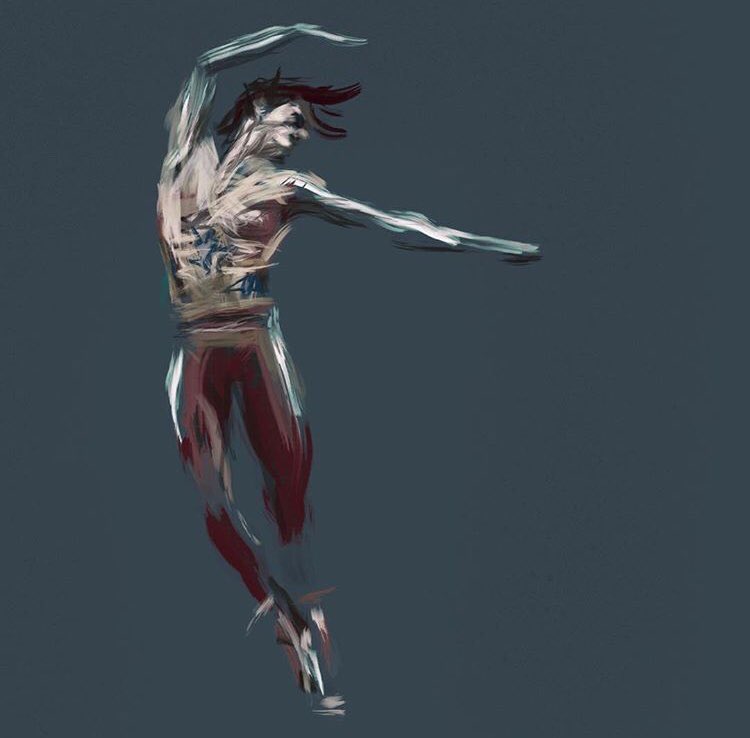 BeckyAMcCarthy's tweet photo. #iPadpro #digitalpainting of ‘The Dancer’ @SergeiPolunin_ https://t.co/iD5YmRRWBh
