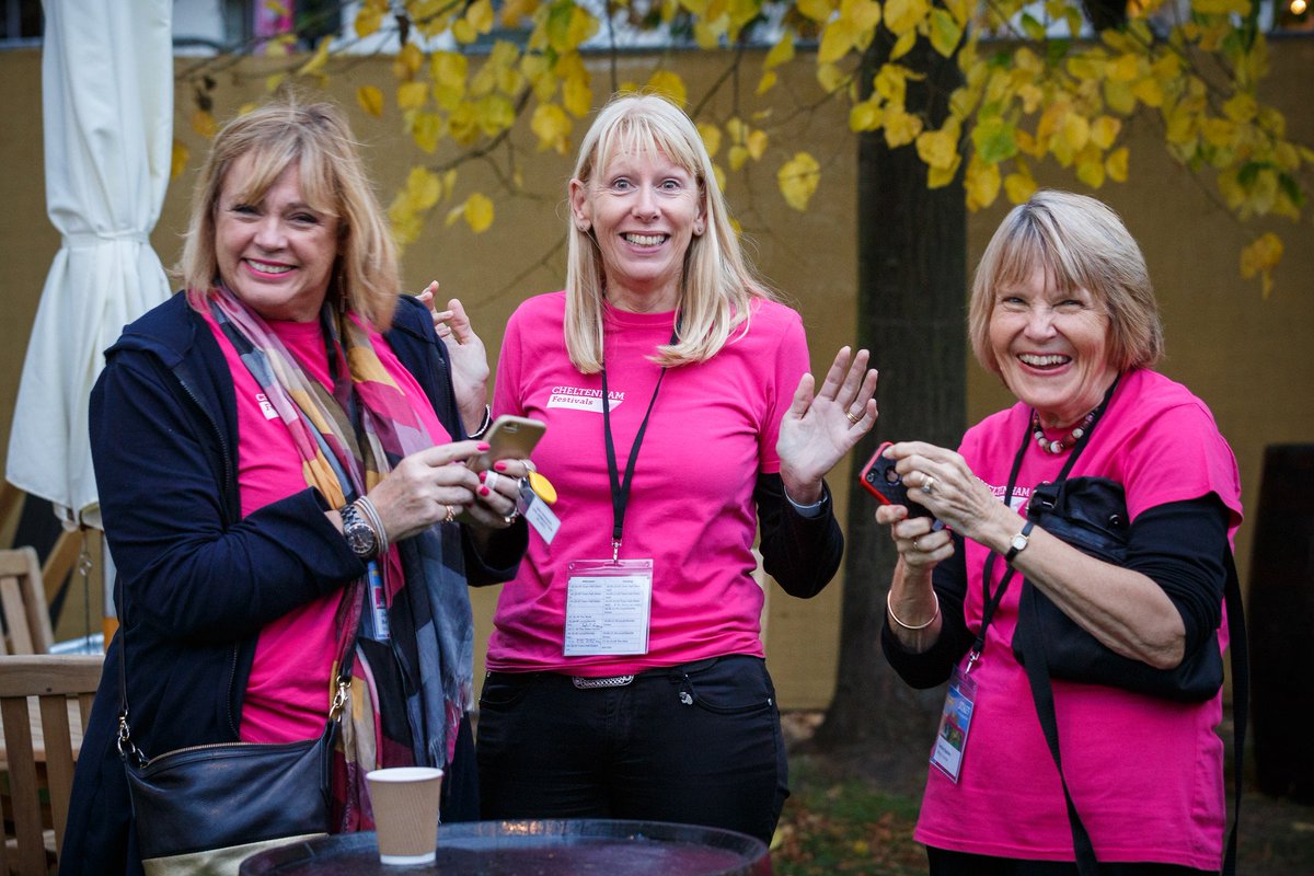 Cheltenham Festivals (@cheltfestivals) on Twitter photo A HUGE thank you to all of our wonderful volunteers who have helped us bring you <a href="/CheltLitFest/">CheltLitFest</a> over the past 10 days. We couldn't do it without you!
 A HUGE thank you to all of our wonderful volunteers who have helped us bring you <a href="/CheltLitFest/">CheltLitFest</a> over the past 10 days. We couldn't do it without you!
