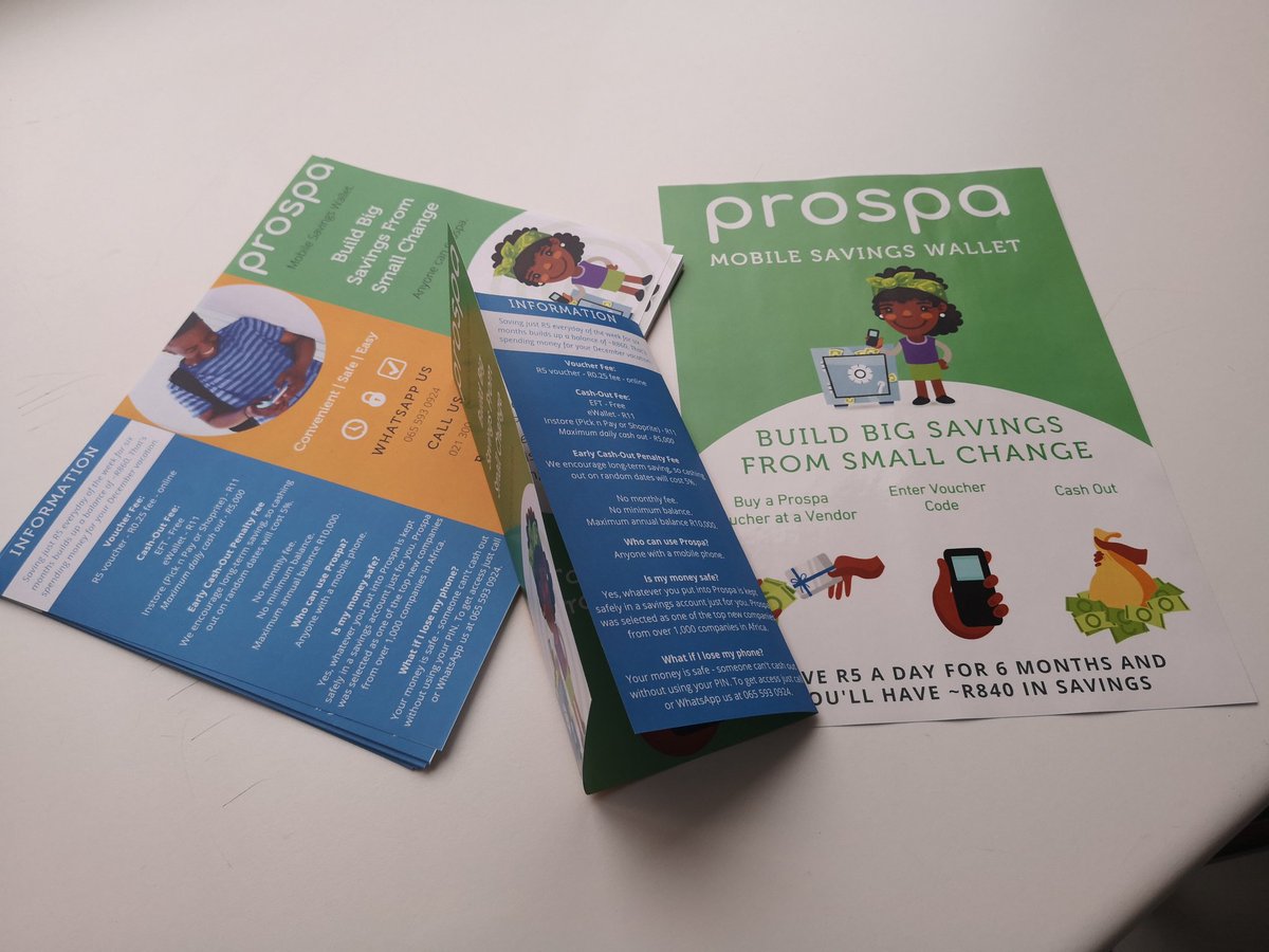 Getting ready for the week ahead. #Khayelitsha we coming for you. Build big savings from small change by using prospa. 

#FinTech #AnyoneCanProspa #FinancialInclusion